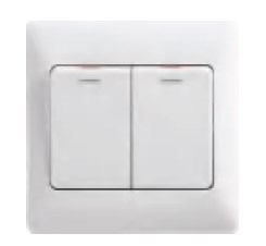 2 Gang 1 Way Switch P221 (P1 Series)
