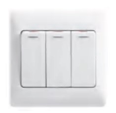 3 Gang 1 Way Switch P231 (P1 Series)