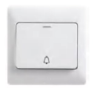 1 Gang Retractive (Bell) Switch P211B (P1 Series)