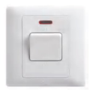 1 Gang DP Switch With Neon P245DSL (P1 Series)