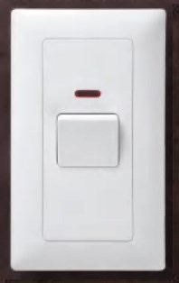 1 Gang DP Switch With Neon (146 Type)  PD245DSL (P1 Series)