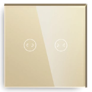 CU-01 Touch Curtain Switch Gold